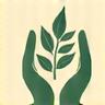 Icon van twee handen die elkaar vasthouden met een klein blad ertussen, symboliseert persoonlijke consultaties.