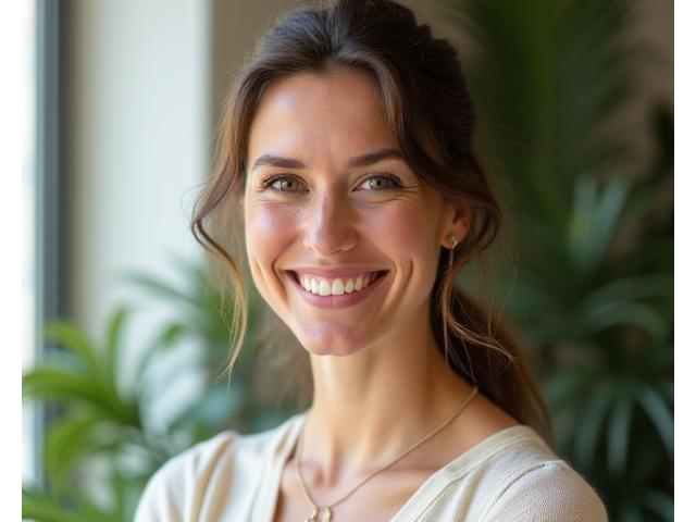 Portret van Elise van der Velde, oprichtster van Skincare Sprout